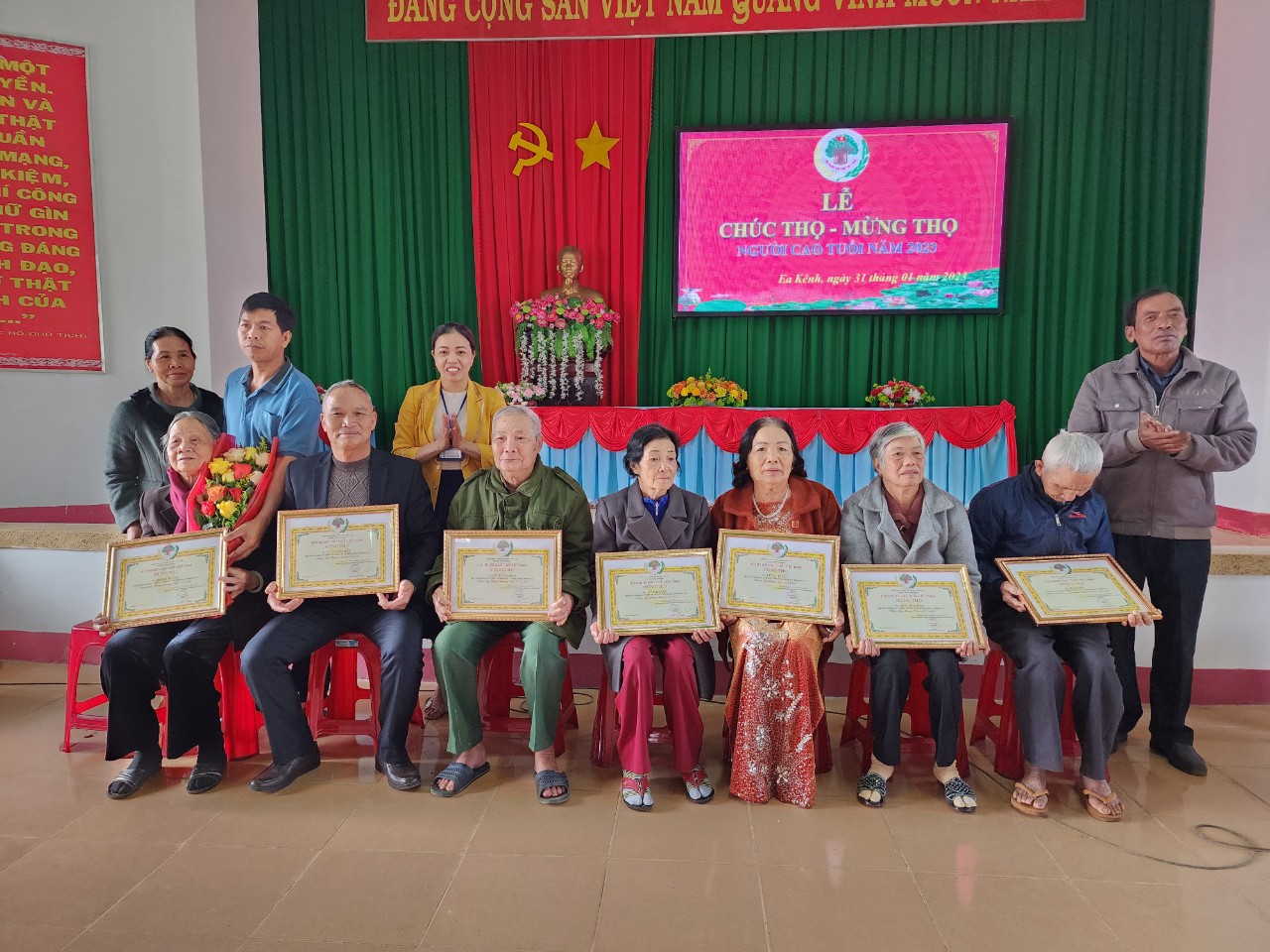 	UBND xã Ea Kênh tổ chức Lễ Chúc thọ, mừng thọ người cao tuổi năm 2023